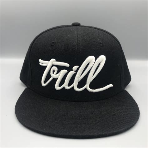 Trill Hat Black Snapback Trill