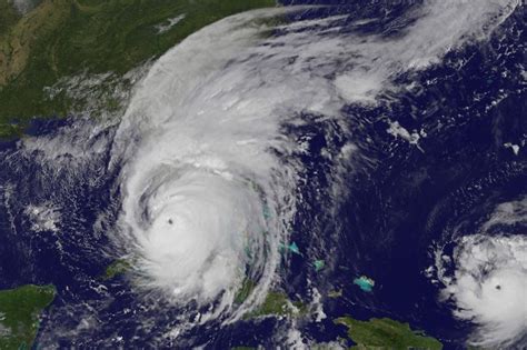 Nasa And Noaa Satellites Capture Images Of Hurricane Irma Hitting