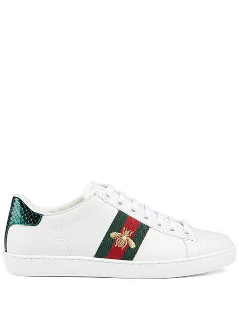 Shop Gucci Embroidered Ace Sneakers With Express Delivery Farfetch