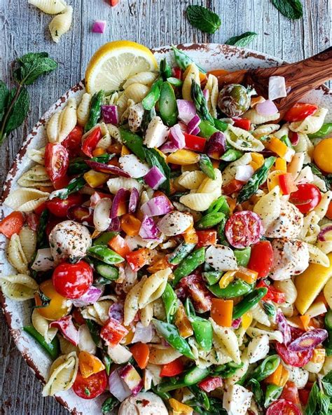 So delicious, you will love this summer pasta salad! Colorful Cold Summer Vegetable Pasta Salad | Lorinda Breeze | Vegetable pasta salads, Pasta ...