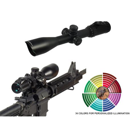 Leapers Utg Accushot Swat Ie Rifle Scope 3 12x44mm Ao 36 Color Mil