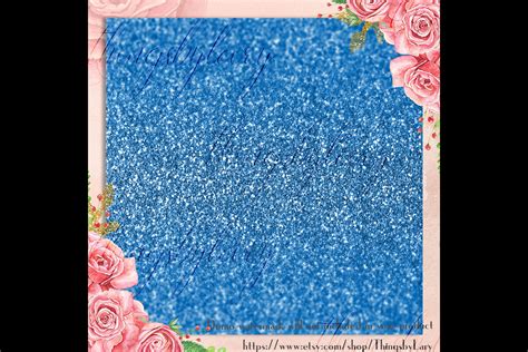 42 Royal Blue Luxury Shimmer Glitter Digital Papers 134044