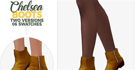 Chelsea Boots A Sims 4 Cc Shoes