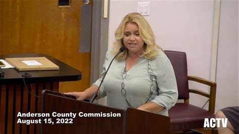 Anderson County Commission August 15 2022 Youtube