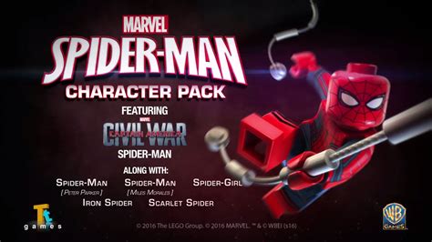 Lego Marvels Avengers Spider Man Character Pack Footage