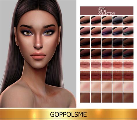 Gpme Gold Matte Collection P At Goppols Me Sims 4 Updates