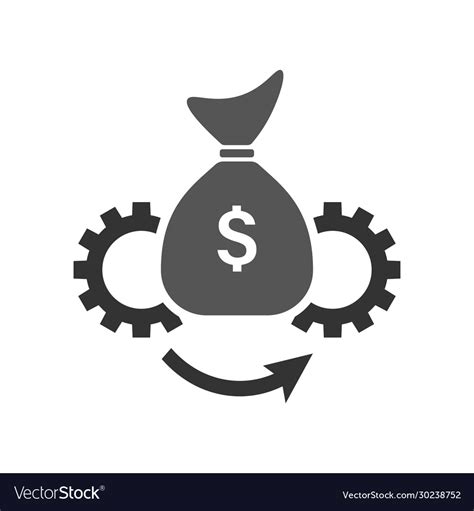 Asset Management Icon Flat Royalty Free Vector Image
