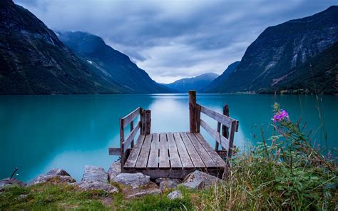 Lake In Norway Hd Wallpaper Background Image 1920x1200 Id719666