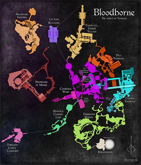 Bloodborne Ecco La Mappa Completa Di Bloodborne Multiplayerit