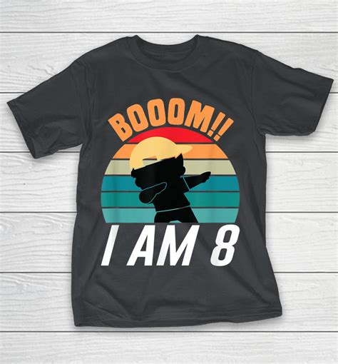 Boom I Am 8 Dabbing Boys 8th Birthday Eight Years Shirts Woopytee Store