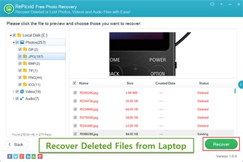 Recover deleted videos from your smartphone's storage. How to Recover Deleted Files/Photos from Laptop For Free
