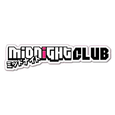 Midnight Club Jdm Sticker Decal Japan Domestic Market Cars Etsy