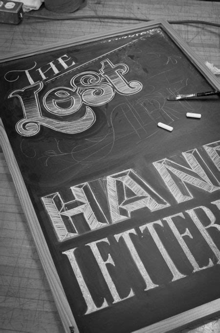 The Lost Art Of Hand Lettering