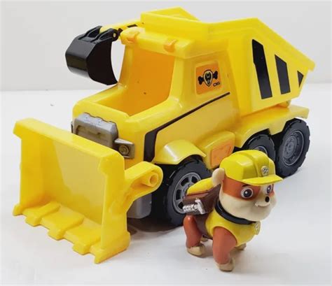 Paw Patrol Rubbles Rescue Construction Truck Lights And Sound Bulldozer