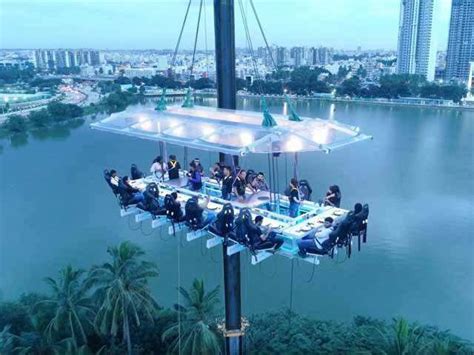 This Bengaluru Restaurant Lets You Dine In The Sky Sky Dining The