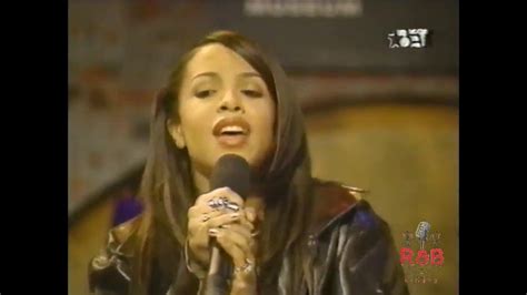 Aaliyah The One I Gave My Heart To And Interview Live Youtube