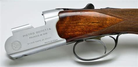 Pietro Beretta Over And Under 20 Gauge Chambered Shotgun Itali
