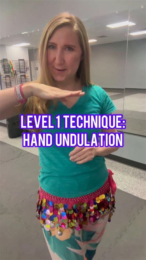 Belly Dance Level 1 Technique Hand Undulation Video Dance Workout