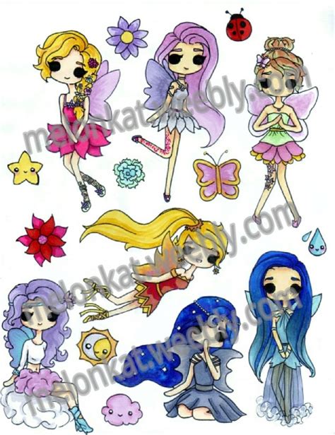 Fairy Chibis Sticker Sheet