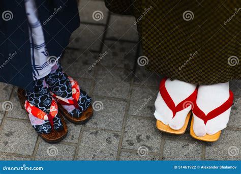 Geta Traditional Japanese Footwear Stock Photo Image Of Kimono
