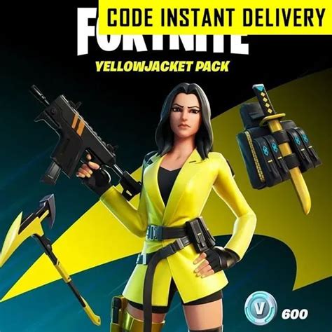 🔑 Fortnite Yellow Jacket 600 Vbucks 𝐈𝐍𝐒𝐓𝐀𝐍𝐓 Xbox Code Xbox T