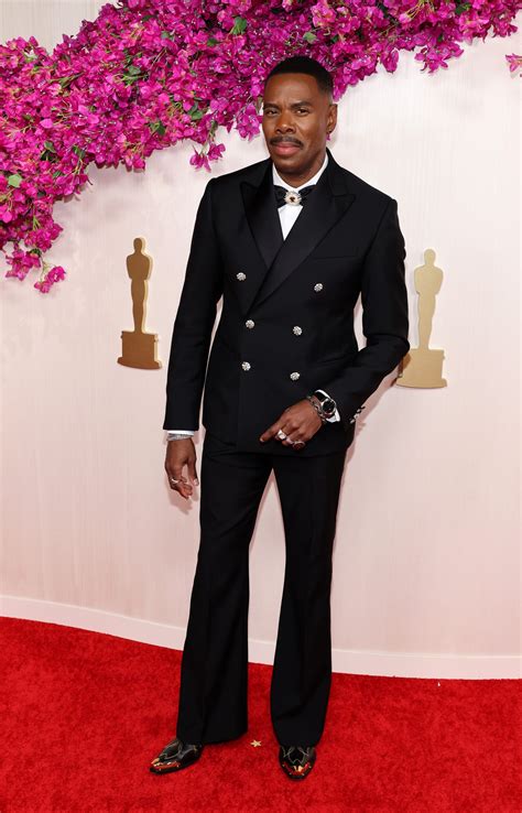 Colman Domingo Bei Den Oscars 2024 Diamantschmuck Ohne Ende Und Die