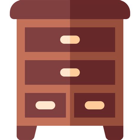 Dresser Basic Rounded Flat Icon