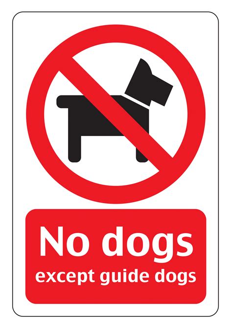Free Printable Service Animal Signs Printable Templates
