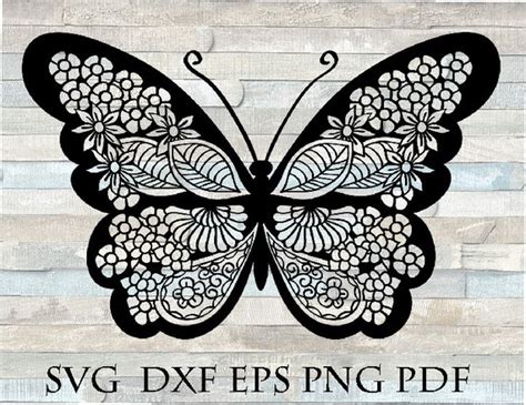 Download 3D Butterfly Mandala Svg Free Design - Layered SVG Cut File