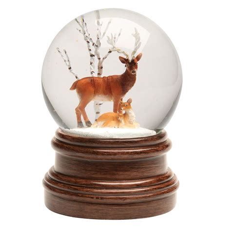 Christmas Snow Globe Musical Snowglobe Water Globe Deer Snow Globe