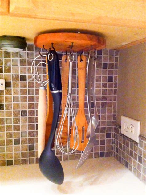 Kitchen shelf ideas for containers. Hometalk | DIY Rotating Cooking Utensil Storage Rack