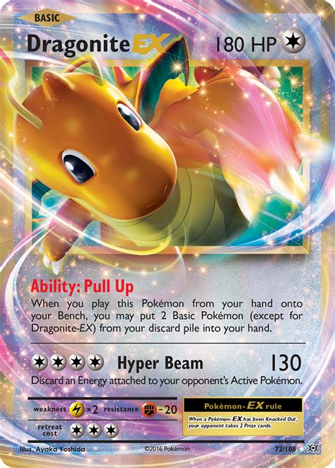 These pokémon are all of a higher rarity than usual holographic cards and placed towards the end of the card listings. Dragonite-EX Evolutions Card Price How much it's worth? | PKMN Collectors