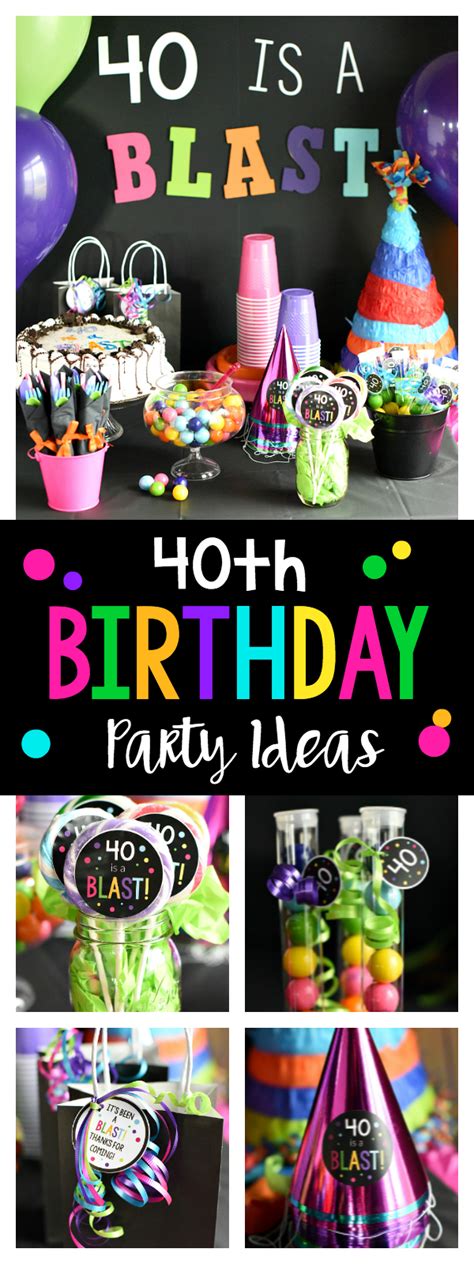 If you're still searching for just the right theme, we've got even more to consider. 40th Birthday Party-Throw a 40 Is a Blast Party!