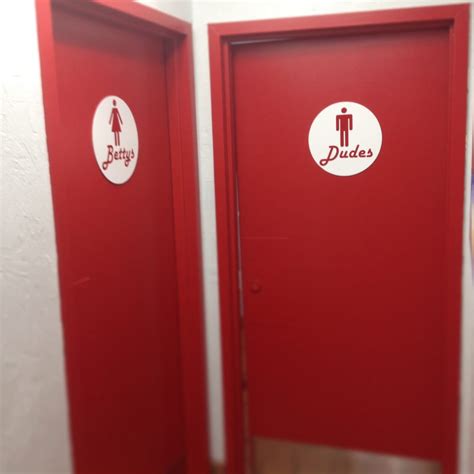 Restroom Door Signs