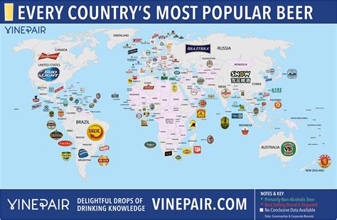 The World's Most Popular Beers In One Neat Map | Gizmodo Australia