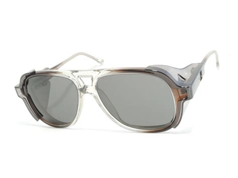 Hoya Pentax F6000 Safety Eyeglass Frame Z87 2 Gray Fade 55 15 145 Ebay