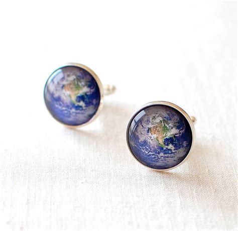 Planet Earth Cufflinks By Juju Treasures In 2022 Earth And Solar