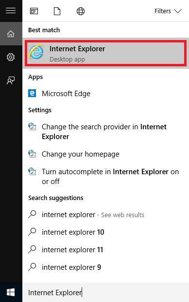How To Open Internet Explorer Ie On Windows 10 Etenders Info