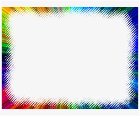 Cool Border Frame Rainbow Frame Png Transparent Png 800x600 Free
