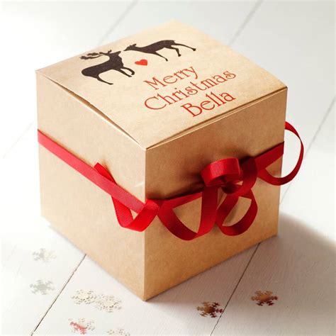 Personalised Christmas T Boxes By Seahorse