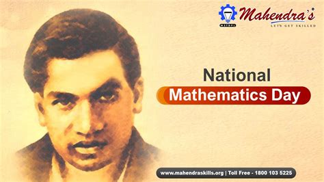 💐national Mathematics Day Is Celebrated In Order To Honor The Birth