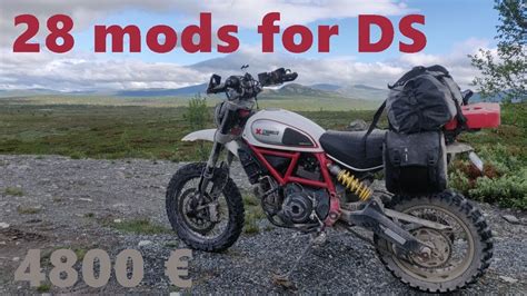 28 Modifications To Ducati Scrambler Desert Sled YouTube