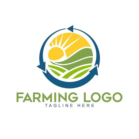 Premium Vector Agriculture Farming Logo Design Template