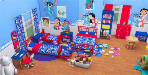 I Create Bedroom Sets For The Sims 4 — Lilo And Stitch Bedroom Set For