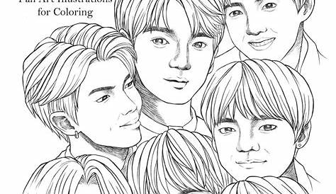 BTS Coloring Pages - ColoringBay