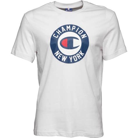 Buy Champion Mens Graphic Logo T Shirt White