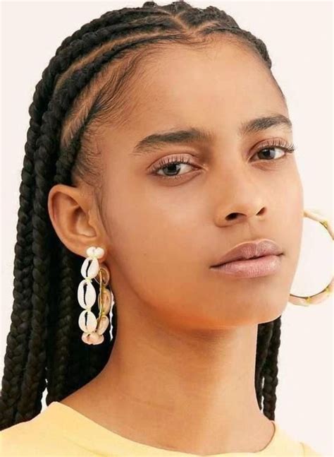 Pin By Anna Paula On Braids In 2023 Feed In Braids Hairstyles Cute