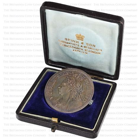 1887 Victoria Golden Jubilee Imperial Institute Silver Medal The