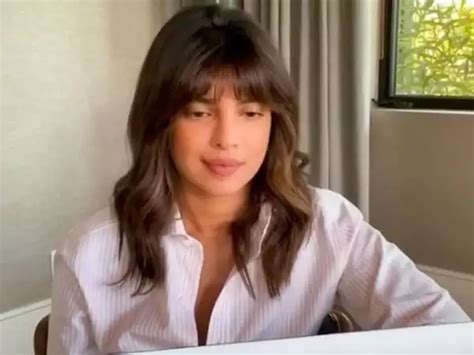 “new hair don t care ” priyanka chopra flaunts her bangs with a pretty picture