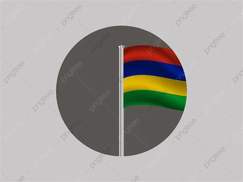 Mauritius National Flag Vector Illustration Flag Emblem Respect Png